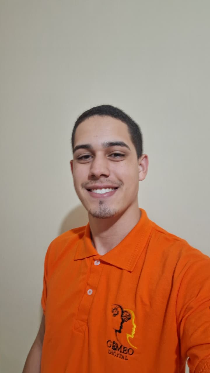 Foto de João Pedro - Pesquisador do Projeto Gêmeo Digital